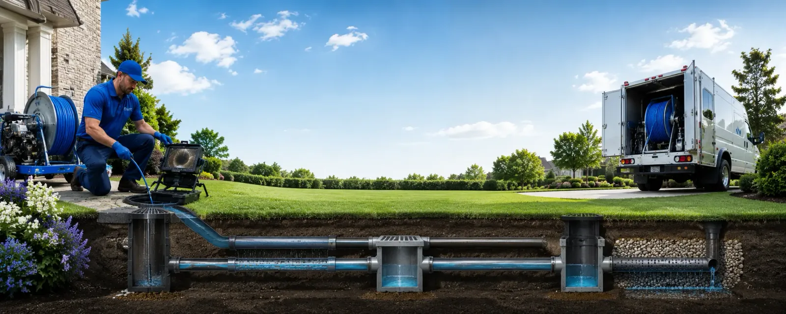 Outdoor drain cleaning information for Marshall, ND